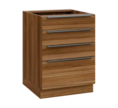 SIS - 6Z41 spodní skříňka, 4-zásuvková, 870x600x600, ořech světlý